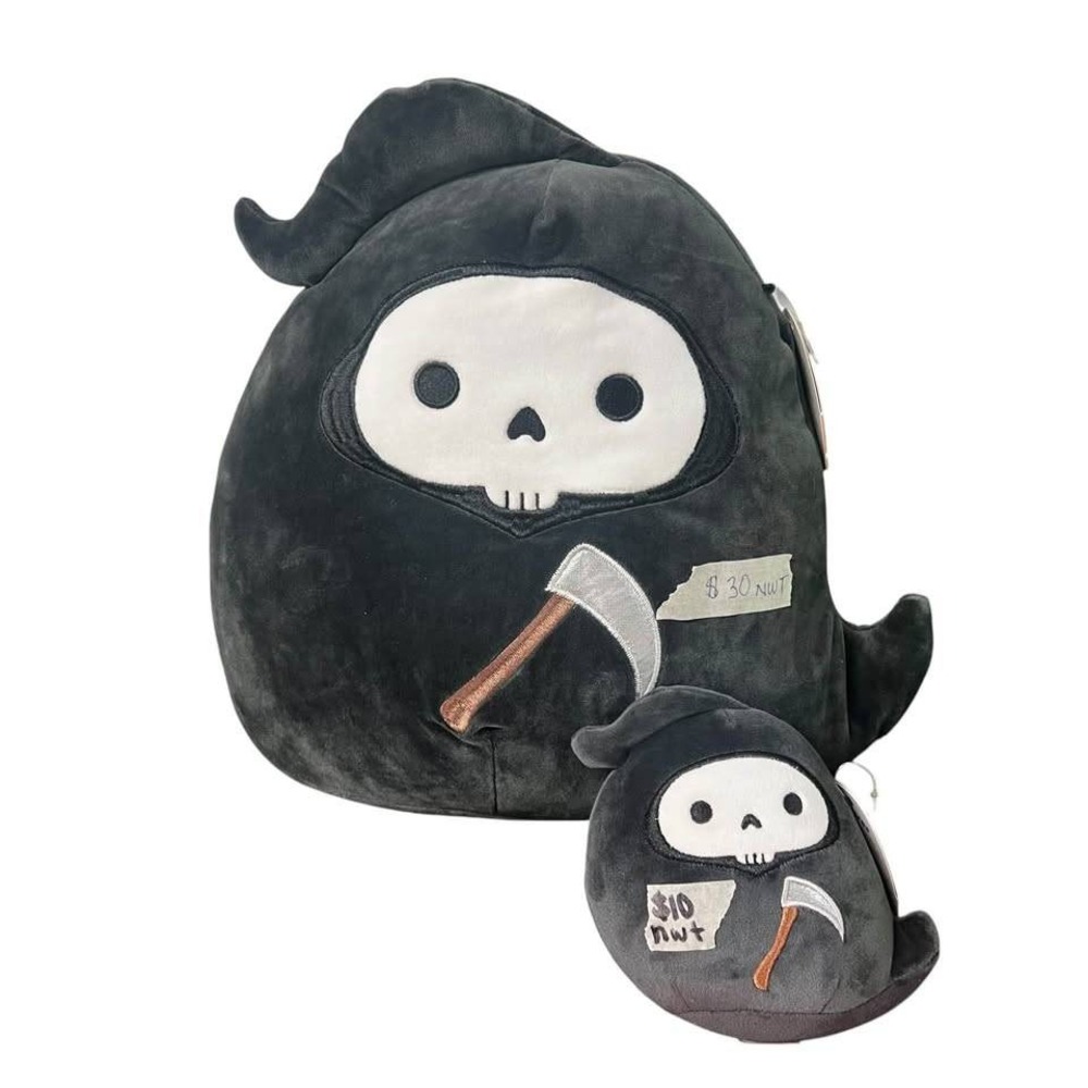 Squishmallows 12" Otto The Grim Reaper Squishmallow Plush & 5" Otto Set